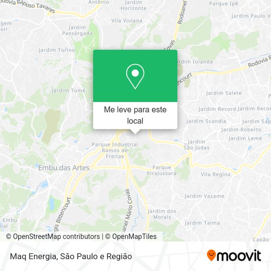 Maq Energia mapa