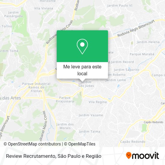 Review Recrutamento mapa
