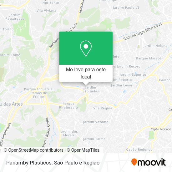 Panamby Plasticos mapa