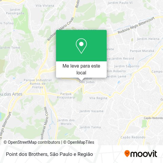 Point dos Brothers mapa