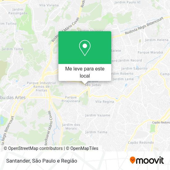Santander mapa