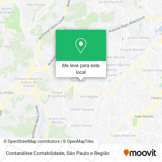 Contanálise Contabilidade mapa