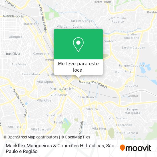 Mackflex Mangueiras & Conexões Hidráulicas mapa