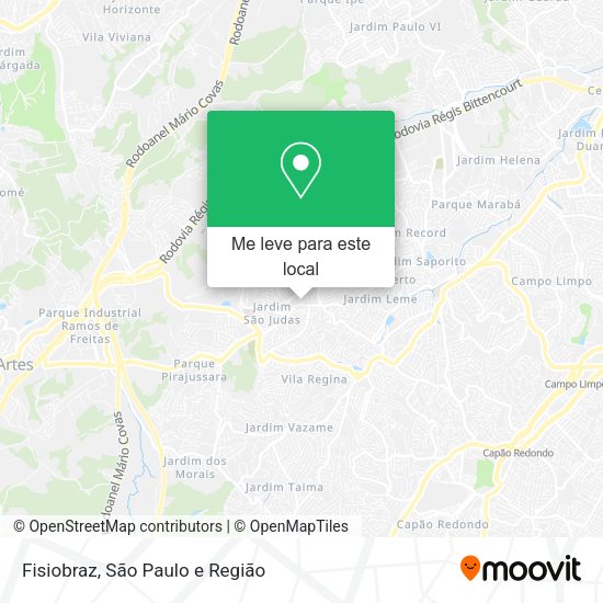Fisiobraz mapa