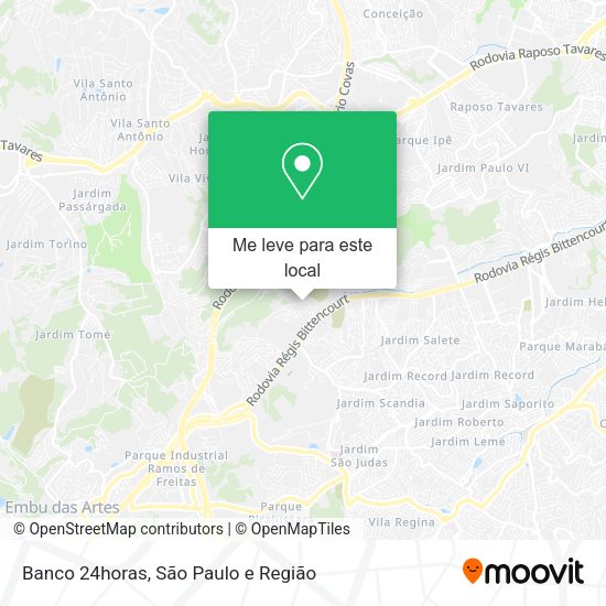Banco 24horas mapa