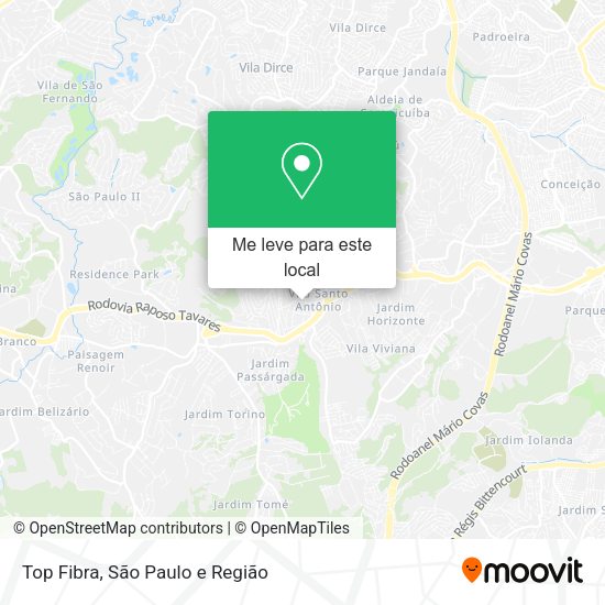 Top Fibra mapa