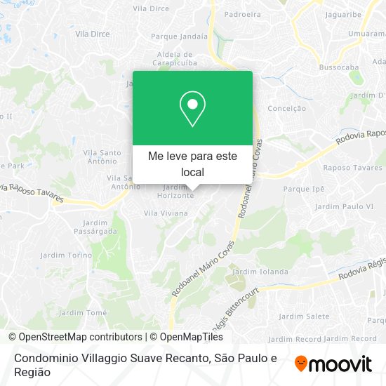 Condominio Villaggio Suave Recanto mapa