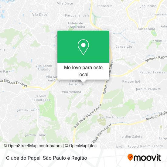 Clube do Papel mapa