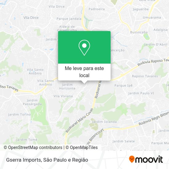 Gserra Imports mapa
