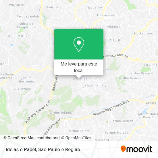 Ideias e Papel mapa