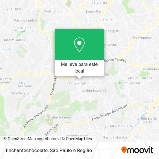 Enchantechocolate mapa