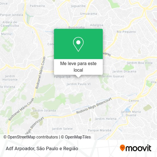 Adf Arpoador mapa