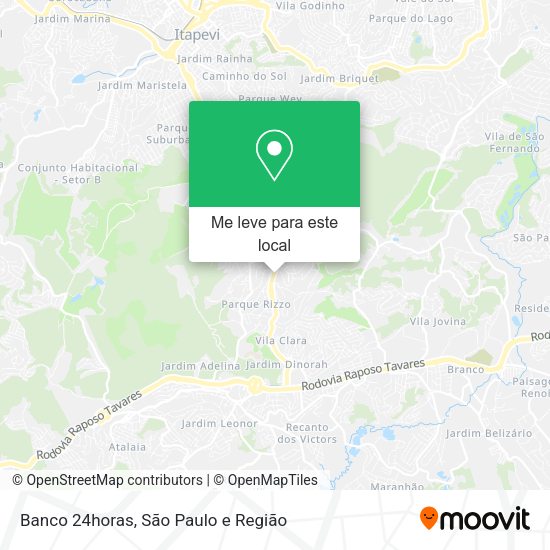 Banco 24horas mapa