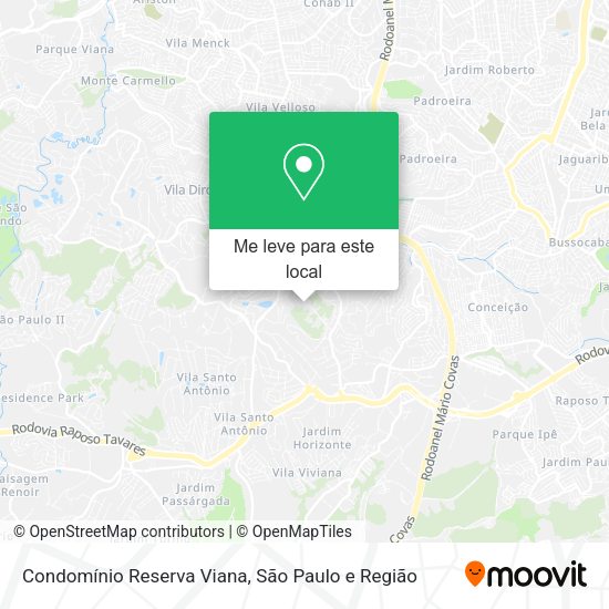 Condomínio Reserva Viana mapa