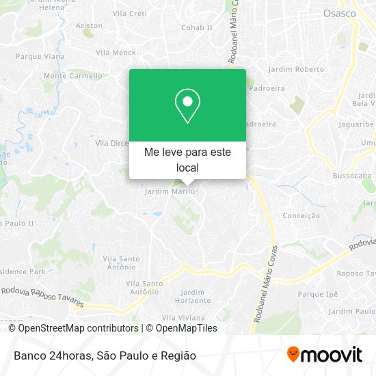 Banco 24horas mapa