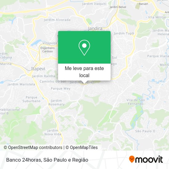 Banco 24horas mapa