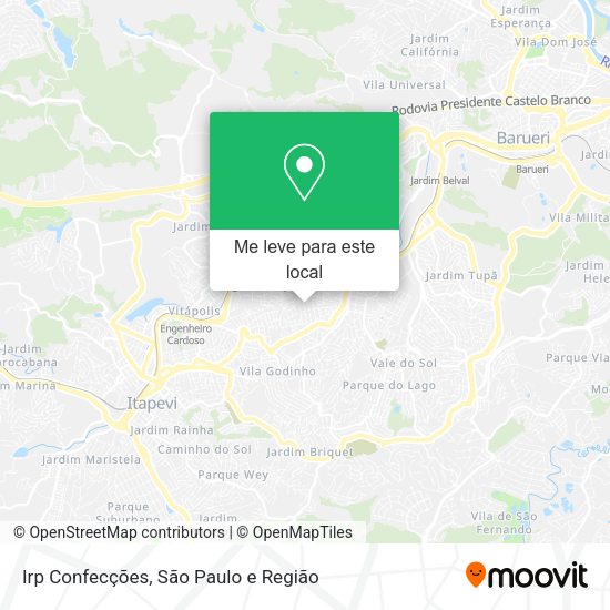 Irp Confecções mapa