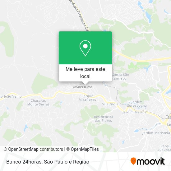 Banco 24horas mapa