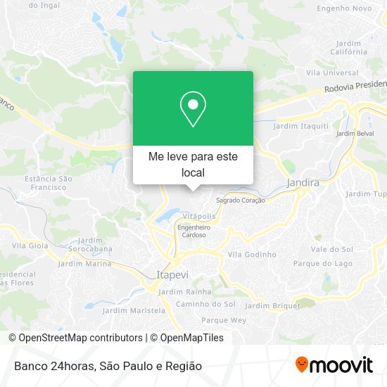 Banco 24horas mapa