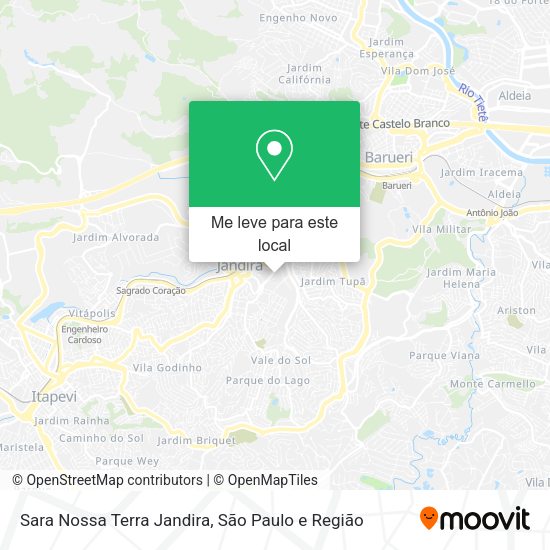 Sara Nossa Terra Jandira mapa