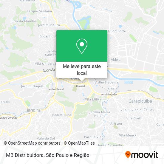 MB Distribuidora mapa