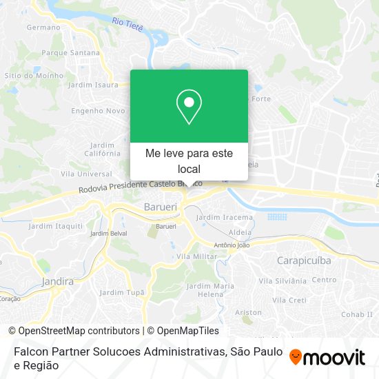 Falcon Partner Solucoes Administrativas mapa