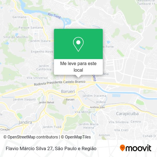 Flavio Márcio Silva 27 mapa