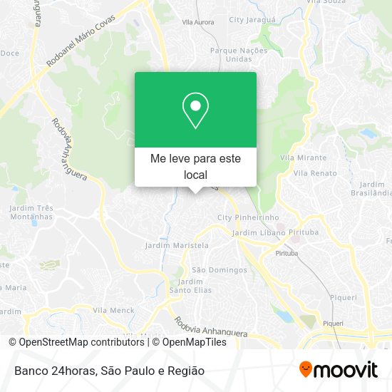 Banco 24horas mapa