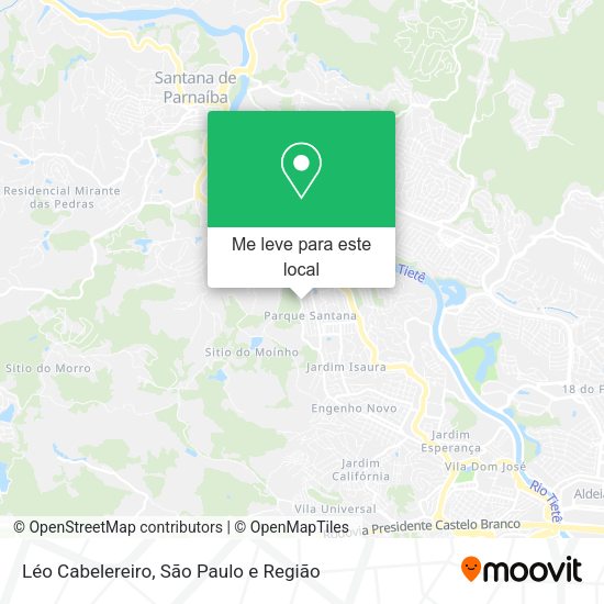 Léo Cabelereiro mapa