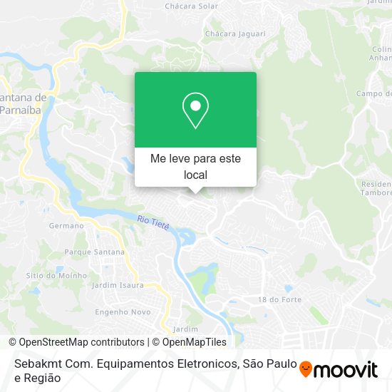 Sebakmt Com. Equipamentos Eletronicos mapa