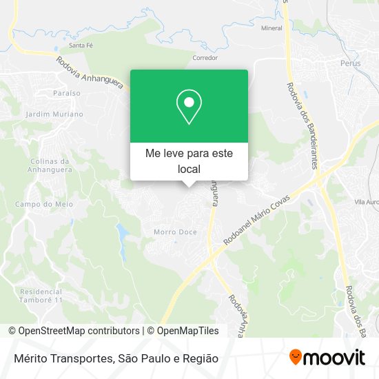 Mérito Transportes mapa