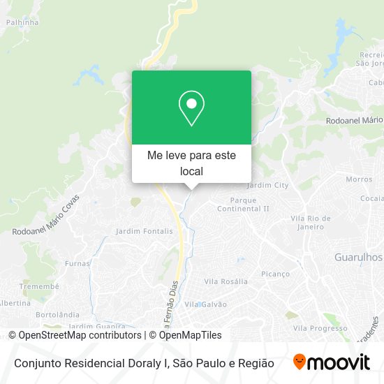 Conjunto Residencial Doraly I mapa