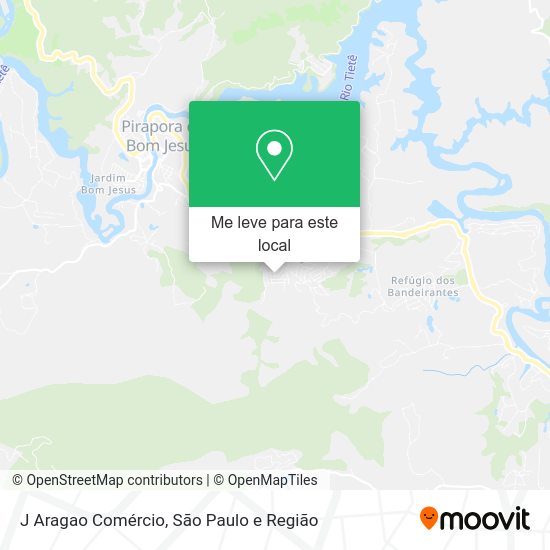 J Aragao Comércio mapa