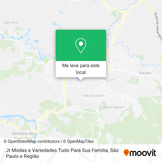 Jt Modas e Variedades Tudo Pará Sua Familia mapa