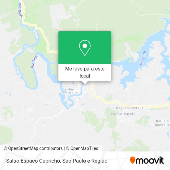 Salão Espaco Capricho mapa