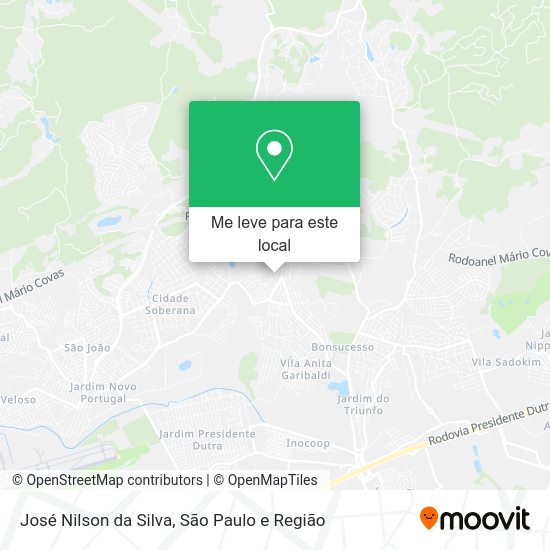 José Nilson da Silva mapa