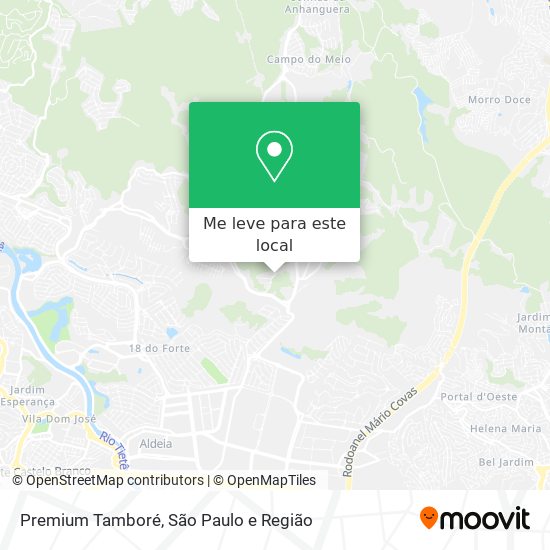 Premium Tamboré mapa