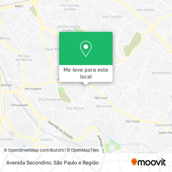 Avenida Secondino mapa
