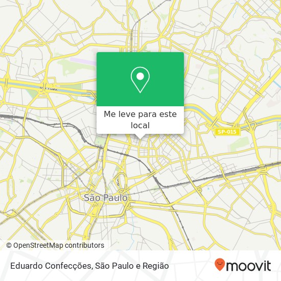Eduardo Confecções, Avenida Vautier, 248 Pari São Paulo-SP 03032-000 mapa