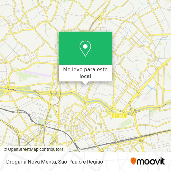 Drogaria Nova Menta mapa