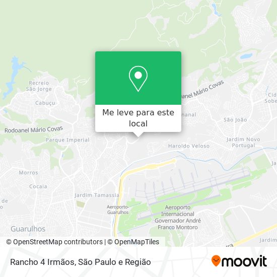 Rancho 4 Irmãos mapa