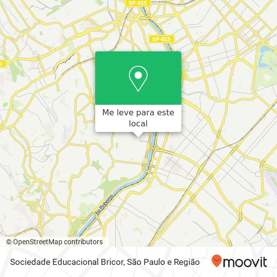 Sociedade Educacional Bricor, Avenida Duquesa de Goiás, 262 Morumbi São Paulo-SP 05686-000 mapa
