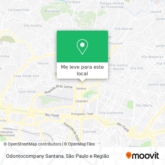 Odontocompany Santana mapa