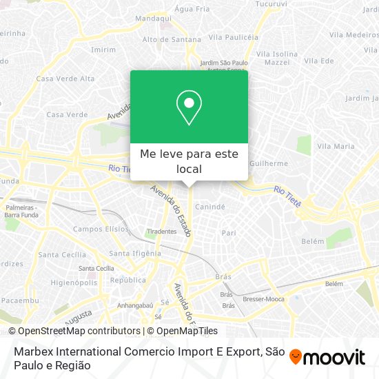 Marbex International Comercio Import E Export mapa
