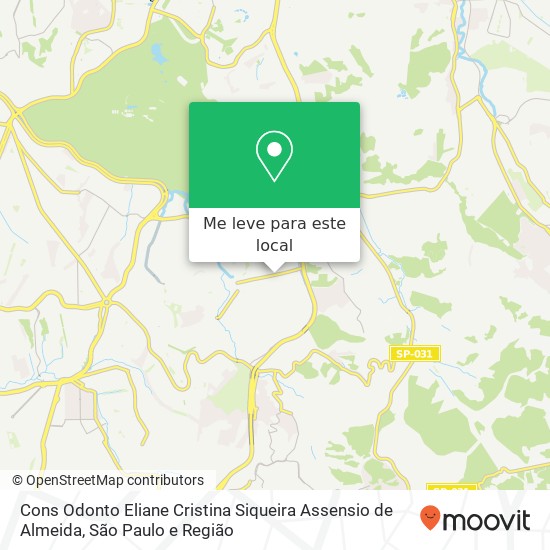 Cons Odonto Eliane Cristina Siqueira Assensio de Almeida, Travessa Somos Todos Iguais, 705 Iguatemi São Paulo-SP 08343-000 mapa