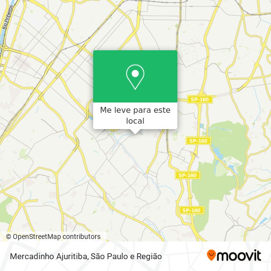 Mercadinho Ajuritiba mapa