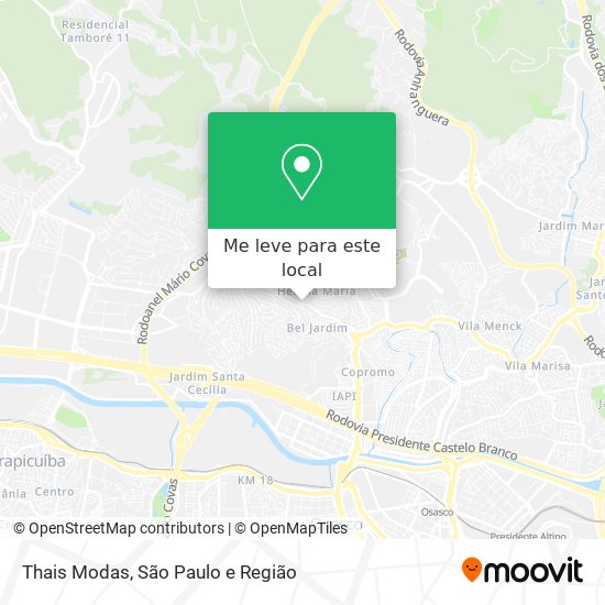 Thais Modas mapa