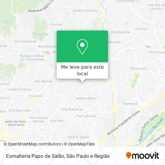 Esmalteria Papo de Salão mapa