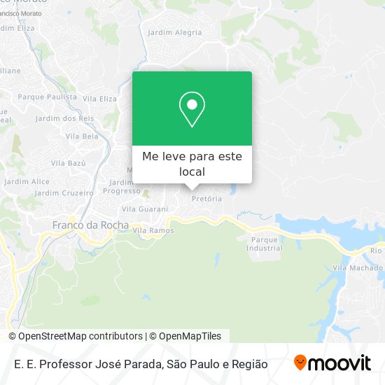 E. E. Professor José Parada mapa