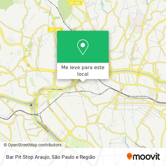 Bar Pit Stop Araujo mapa